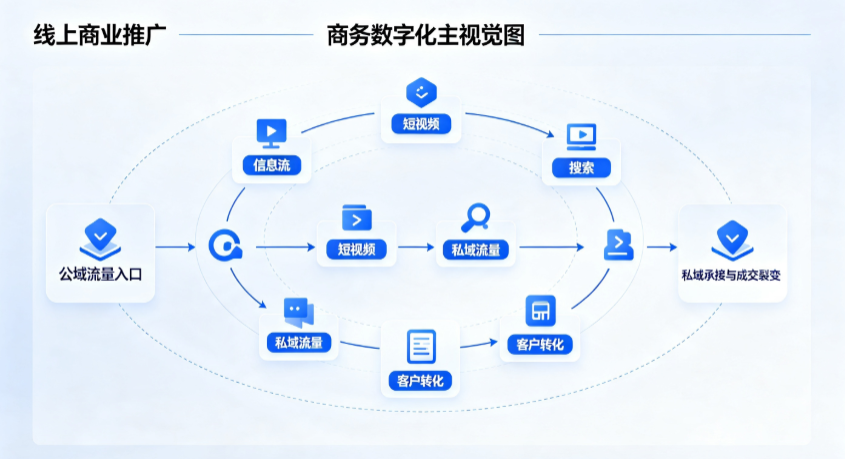 山阳县线上商业推广怎么做？全域流量闭环搭建与低成本转化实战指南